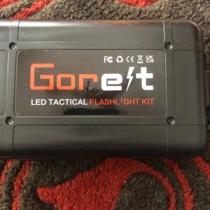 Goreit LED Flashlight Kit--High Lumens Rechargeable